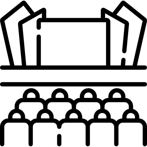 Open air stage for performing arts